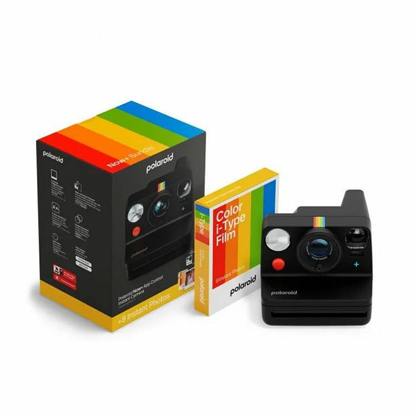 Polaroid Now+ 3 Black — with box and film