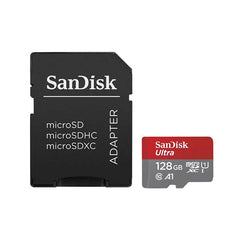 SanDisk Memorijska kartica SDSQUAB-128G-GN6MA Ultra microSDXC 128GB R140MB/s A1 Class 10 UHS-I + SD Adapter