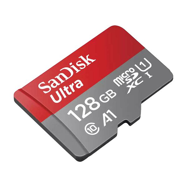 SanDisk Memorijska kartica SDSQUAB-128G-GN6MA Ultra microSDXC 128GB R140MB/s A1 Class 10 UHS-I + SD Adapter