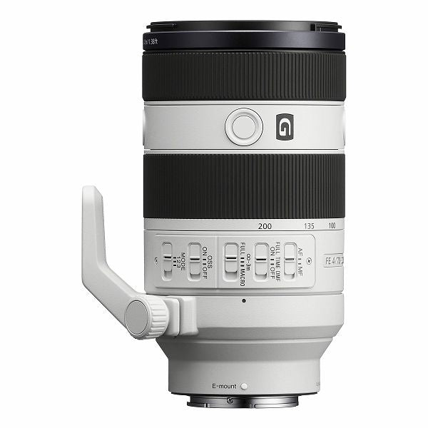 Sony FE 70-200mm f/4 G OSS II — front element